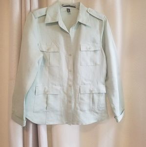 Company Ellen Tracy Linen Blazer